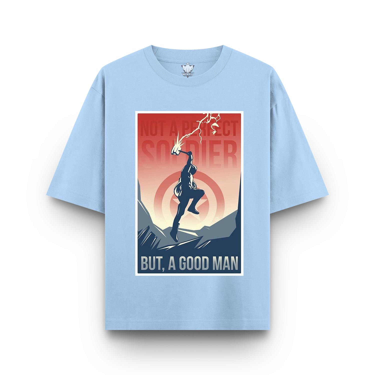 Not a Perfect Soldier, But a Good Man - Oversized T - Shirt