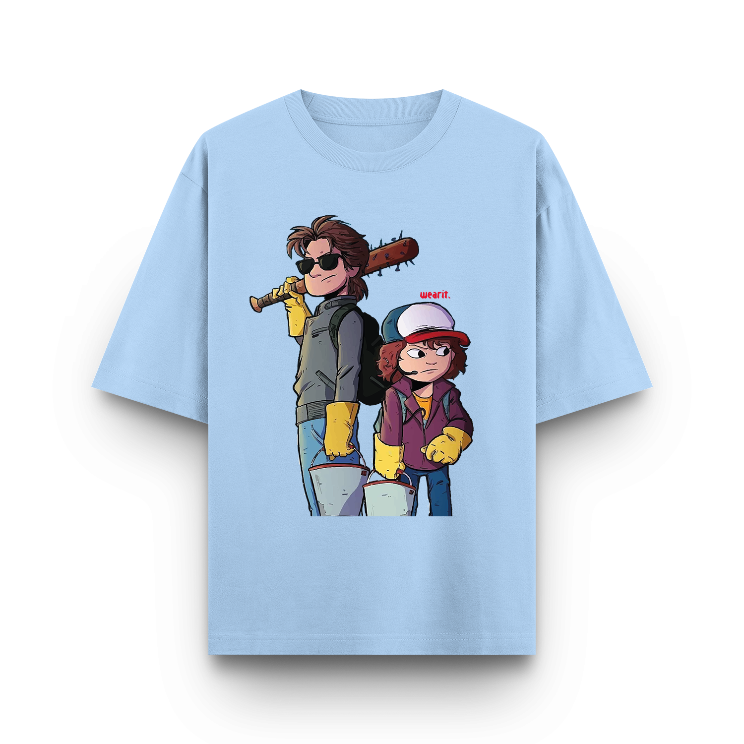 Stranger Things - Steve & Dustin Oversized T-Shirt