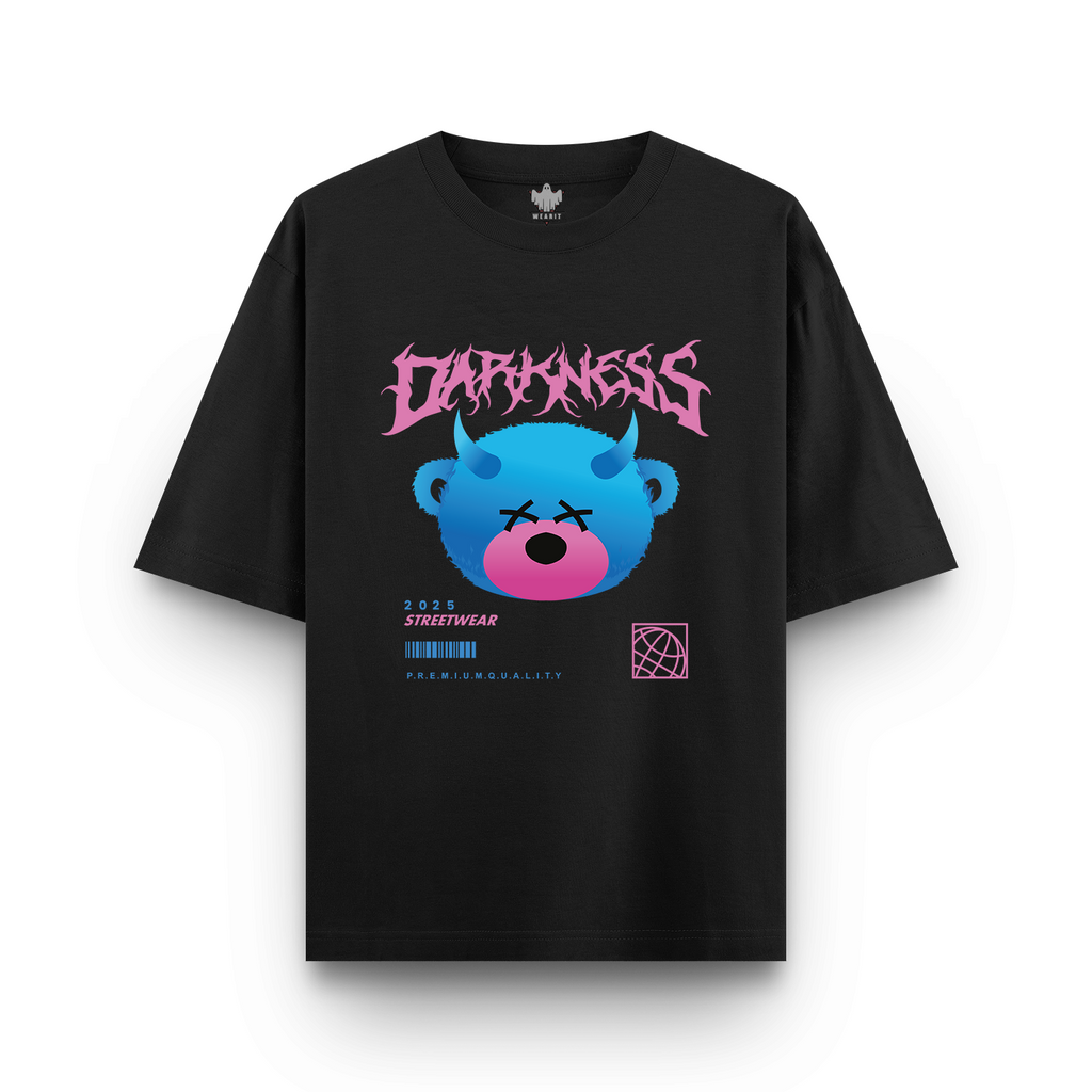 Darkness - Oversized T - Shirt