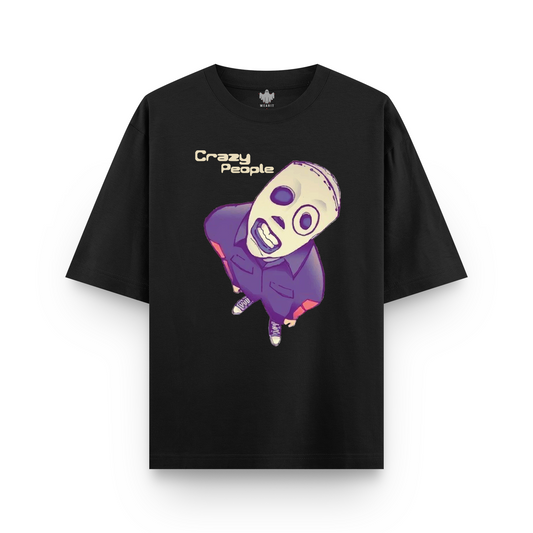 Crazy People - Oversized T - Shirt