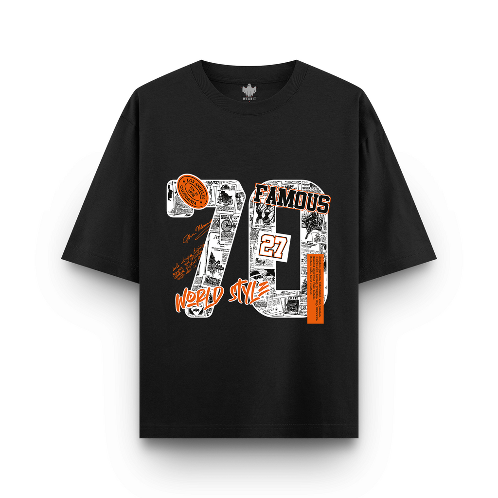 Famous World Style - Oversized T - Shirt