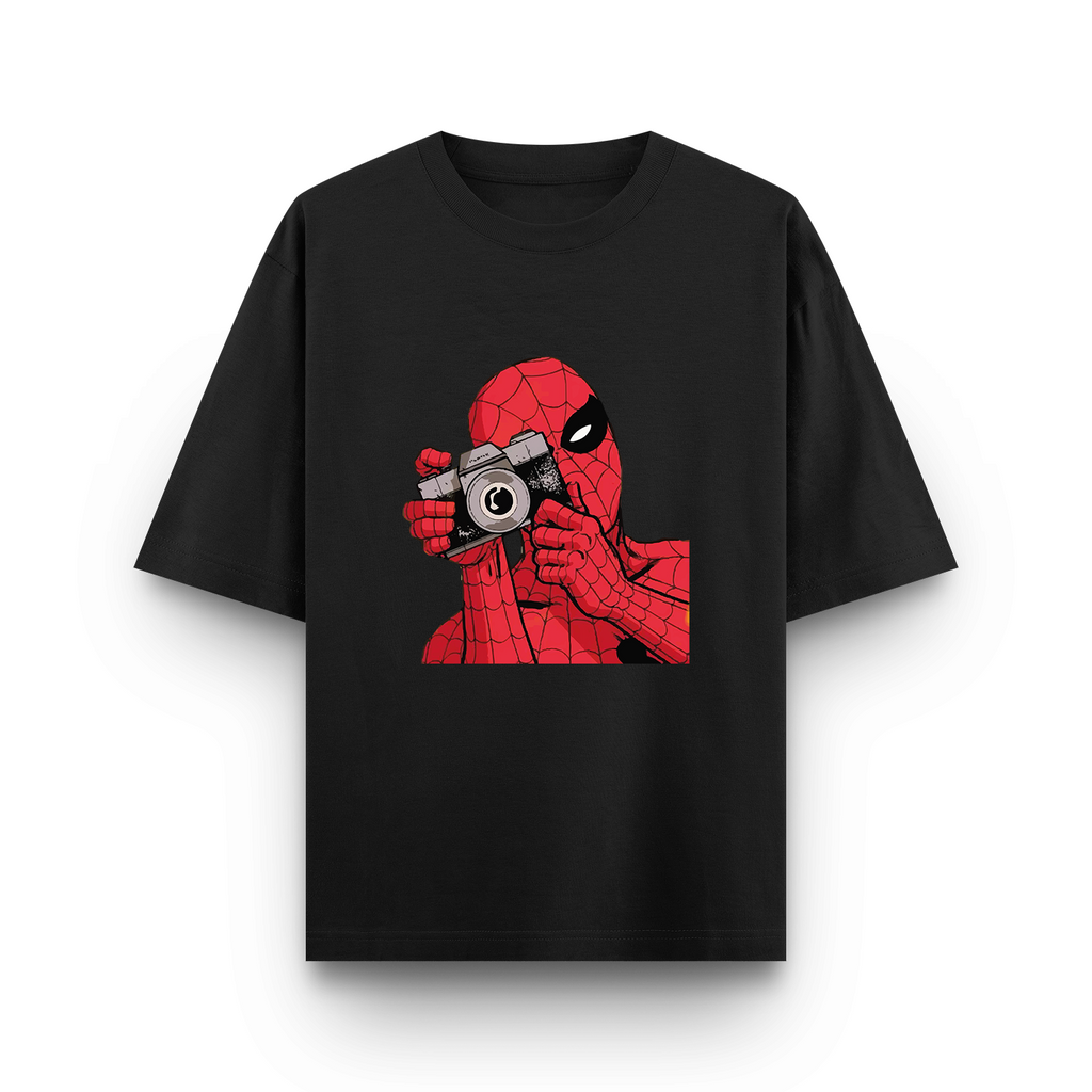 Flash It Ft. Spider-Man - Oversized T - Shirt