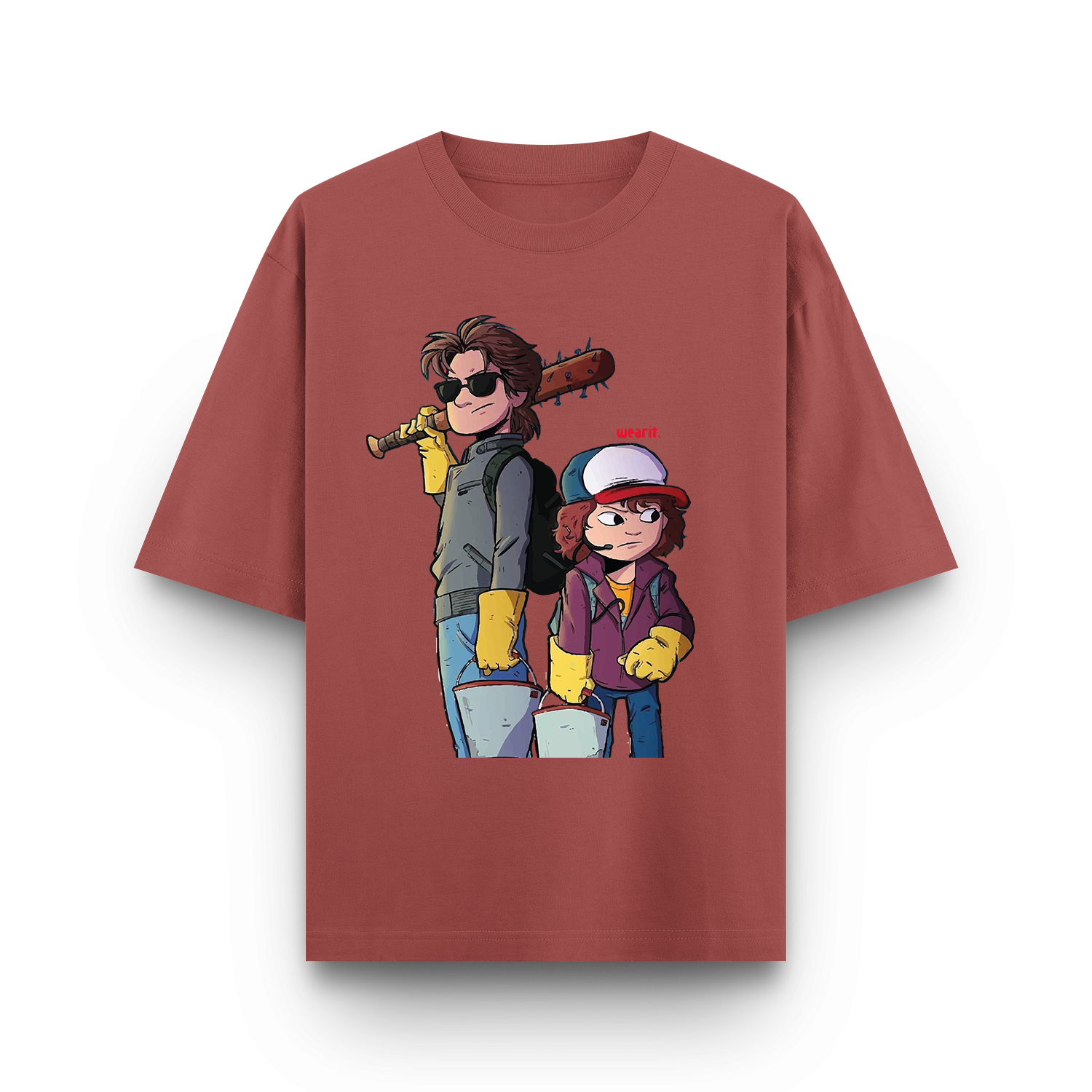 Stranger Things - Steve & Dustin Oversized T-Shirt