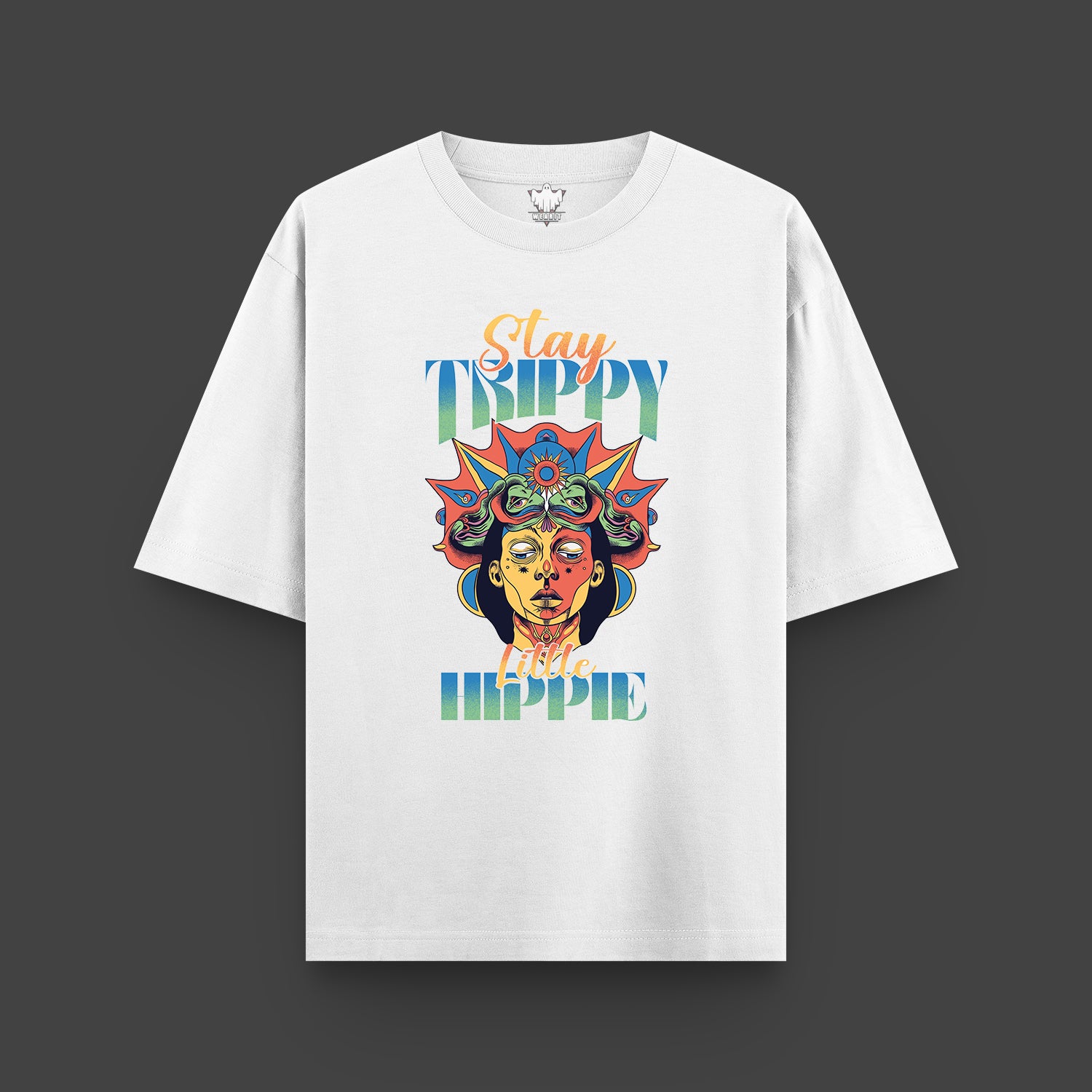 Stay Trippy Little Hippie - Oversized T-Shirt