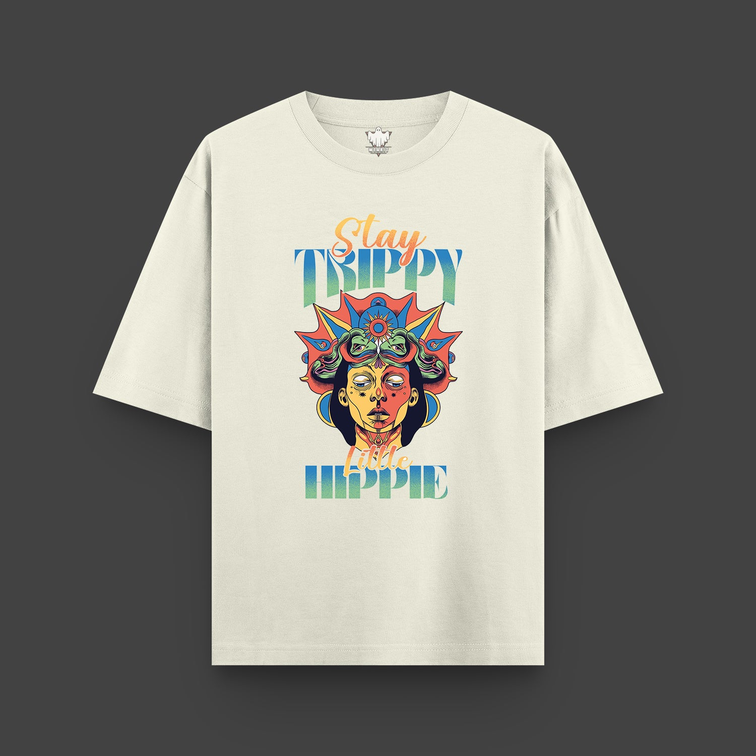 Stay Trippy Little Hippie - Oversized T-Shirt