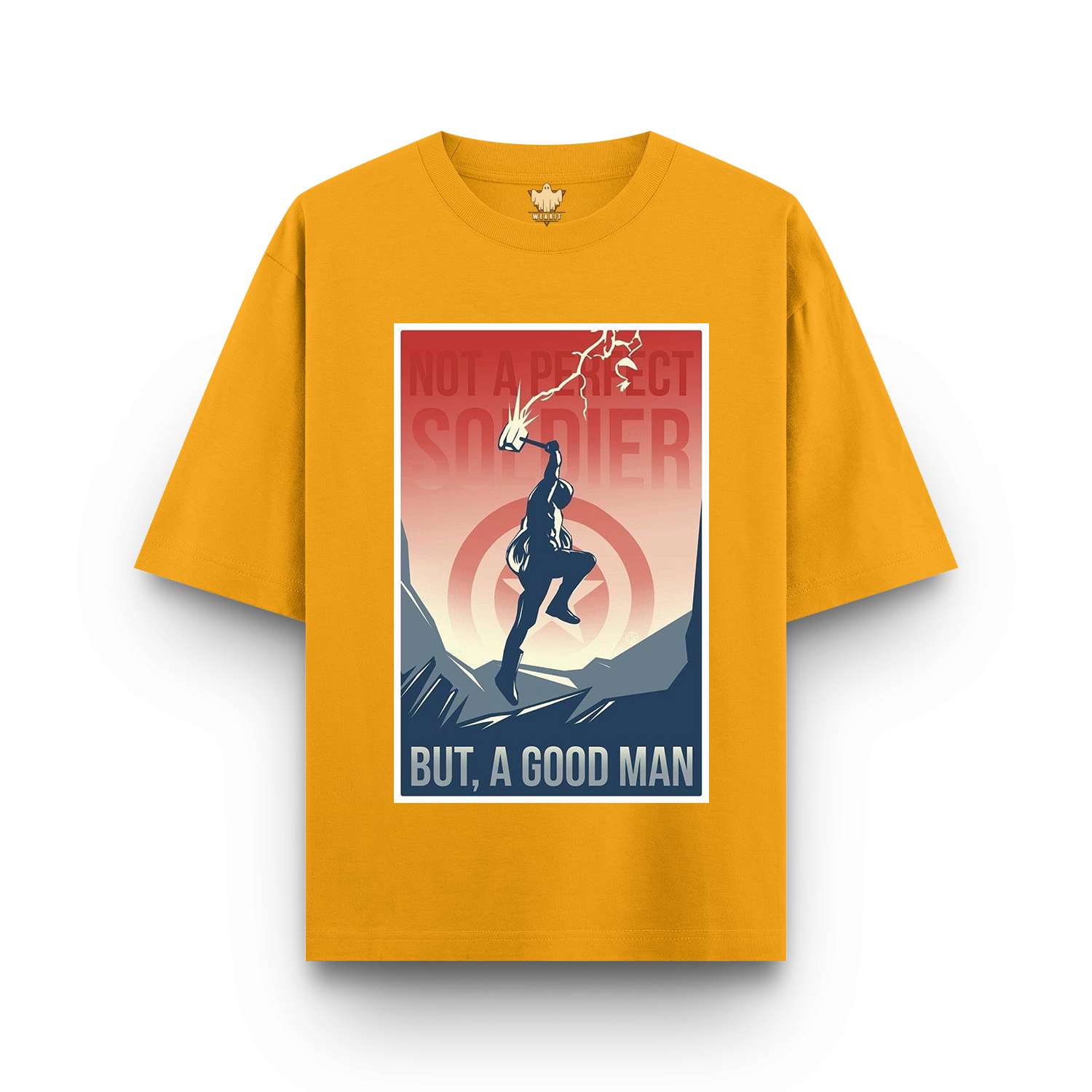 Not a Perfect Soldier, But a Good Man - Oversized T - Shirt