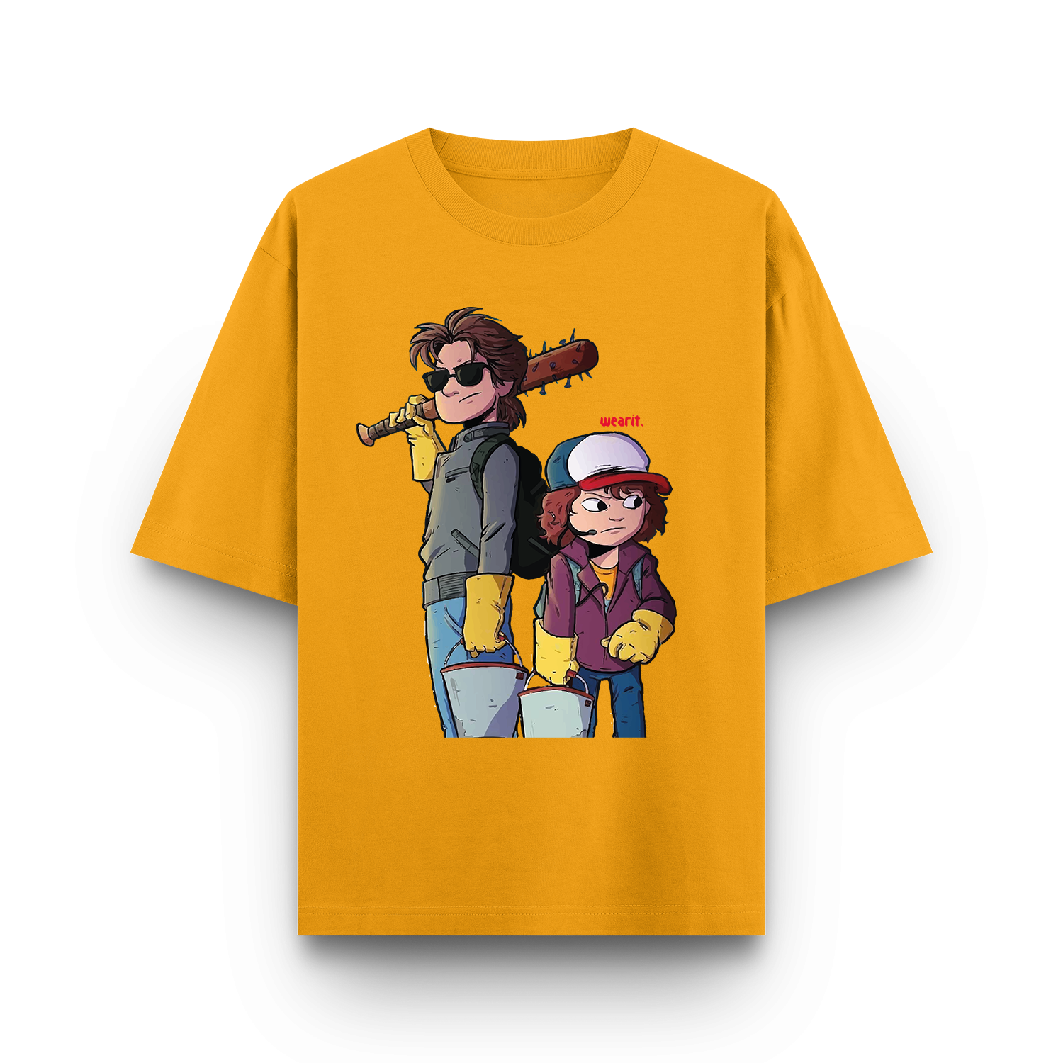 Stranger Things - Steve & Dustin Oversized T-Shirt
