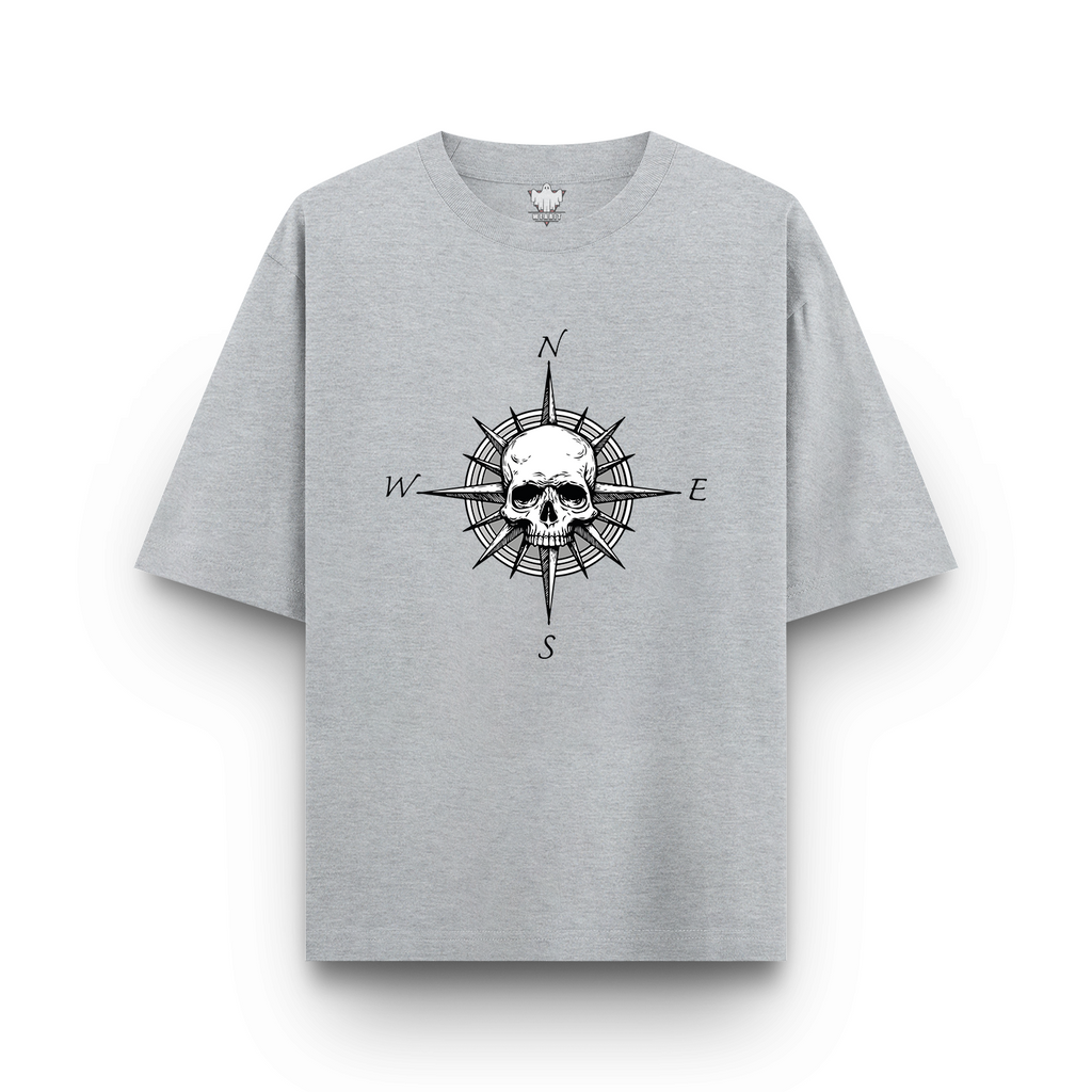 Skull - Oversized T - Shirt
