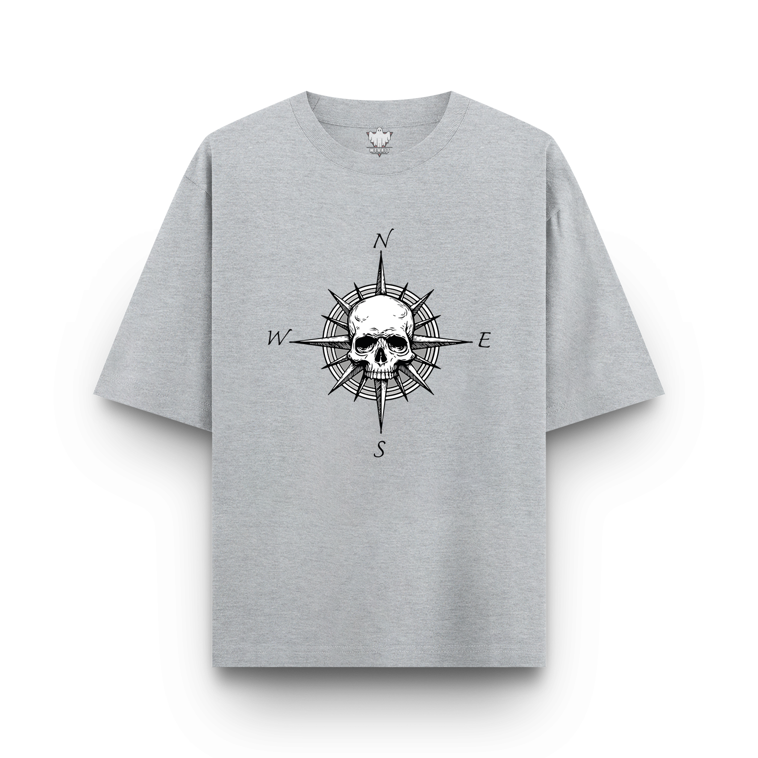 Skull - Oversized T - Shirt