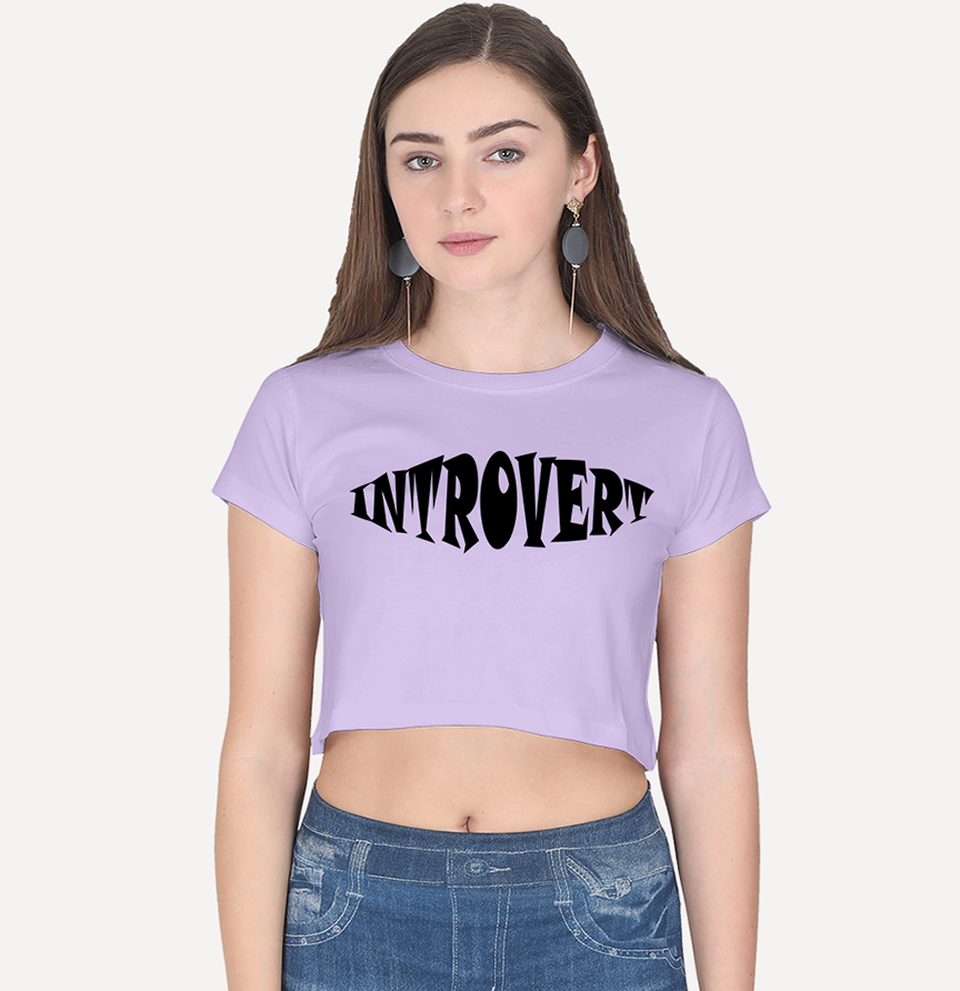Introvert - Crop Top