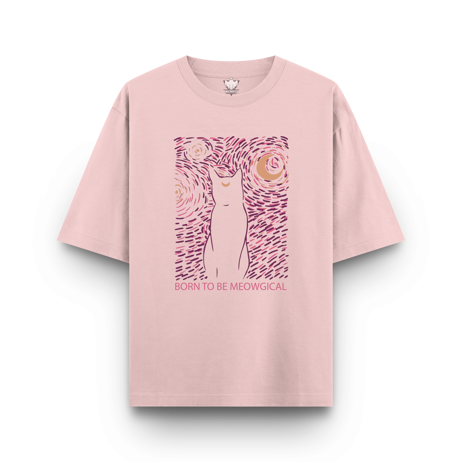 Born To Be Meowgical - Oversized T - Shirt