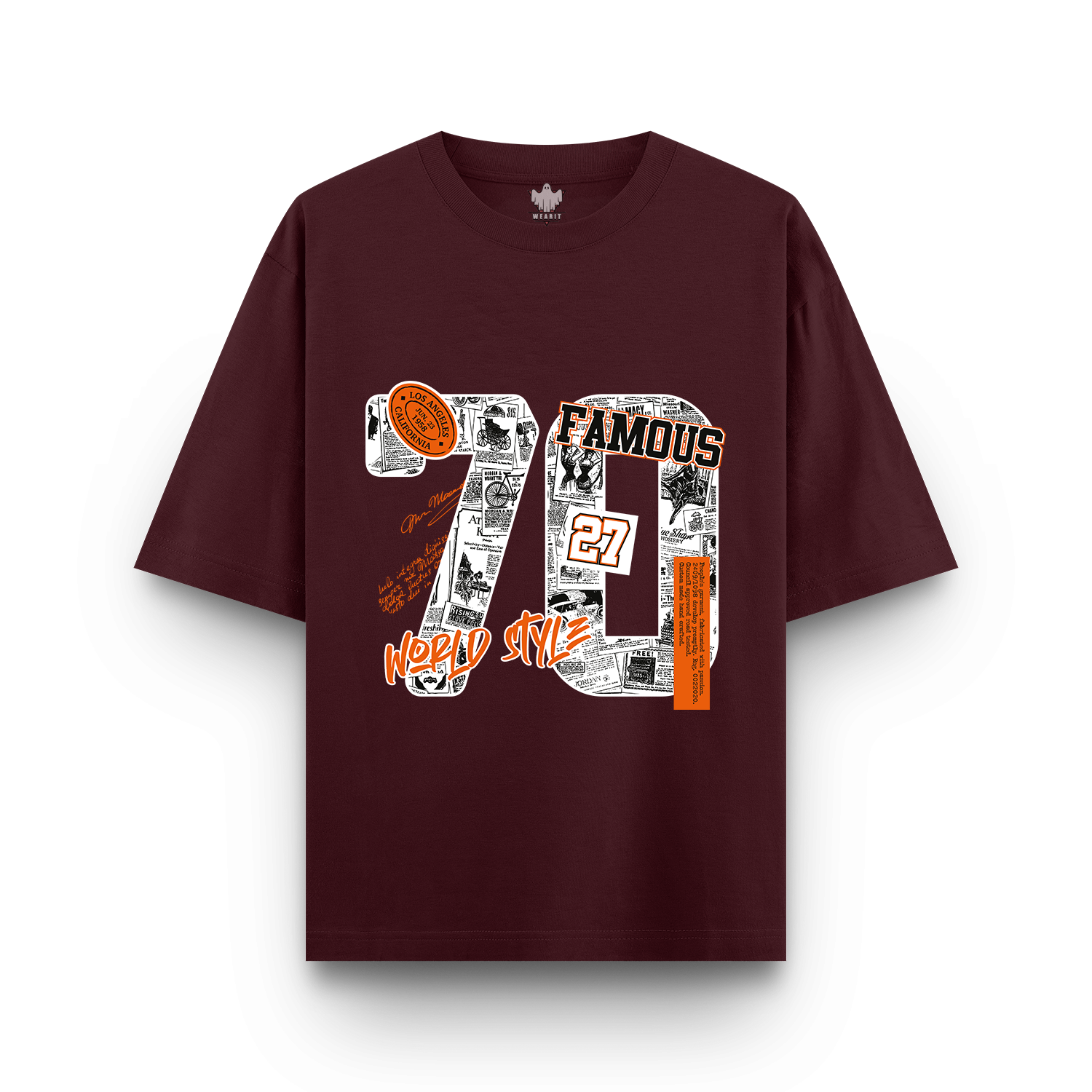 Famous World Style - Oversized T - Shirt