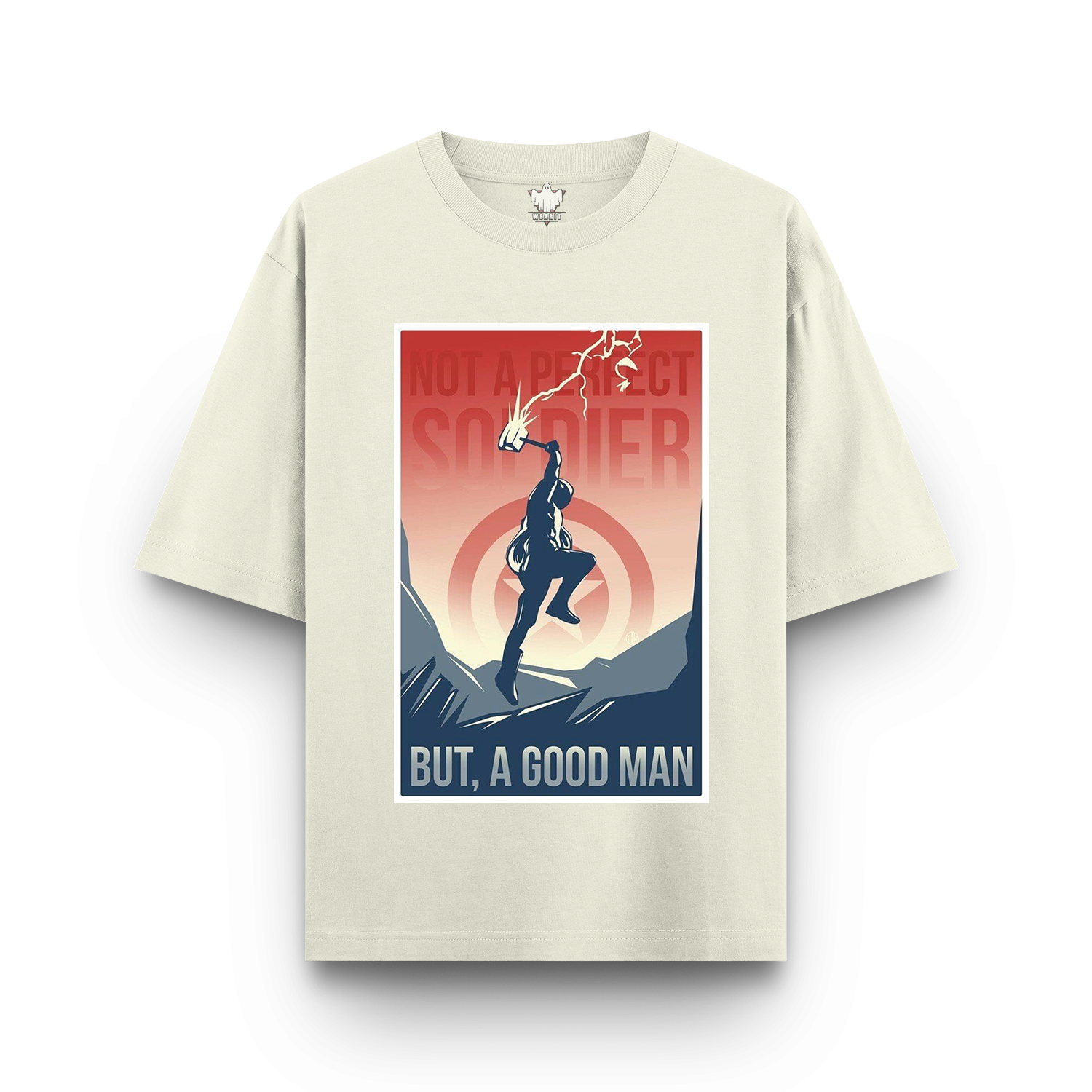 Not a Perfect Soldier, But a Good Man - Oversized T - Shirt