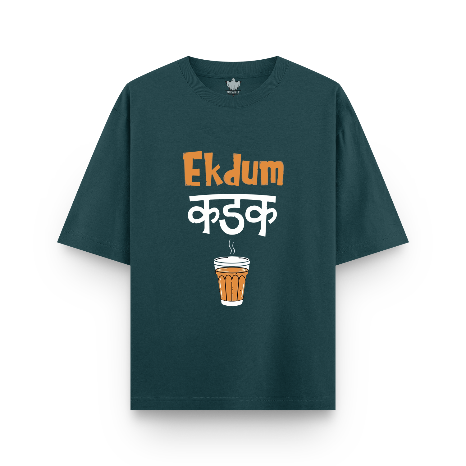 Ekdam Kadak Chai - Oversized T - Shirt