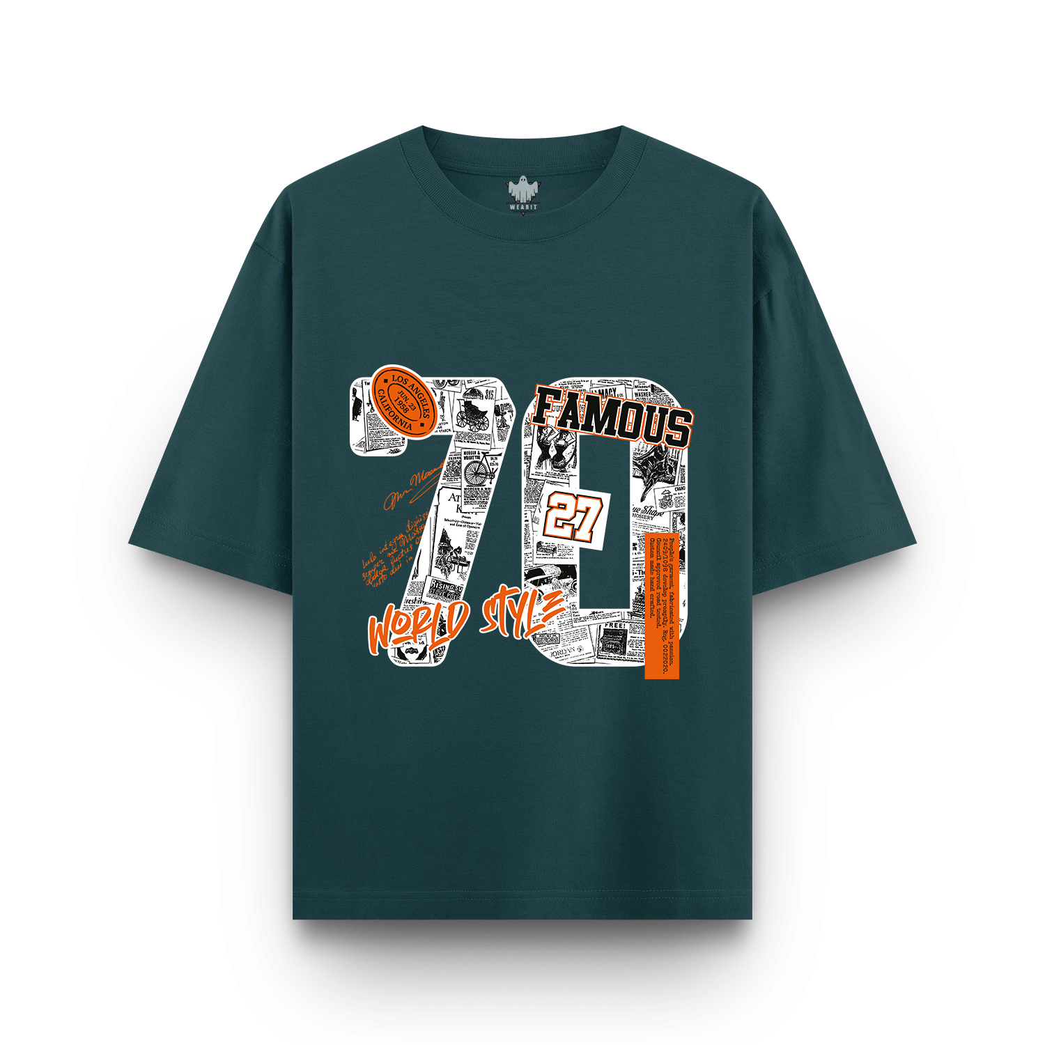 Famous World Style - Oversized T - Shirt