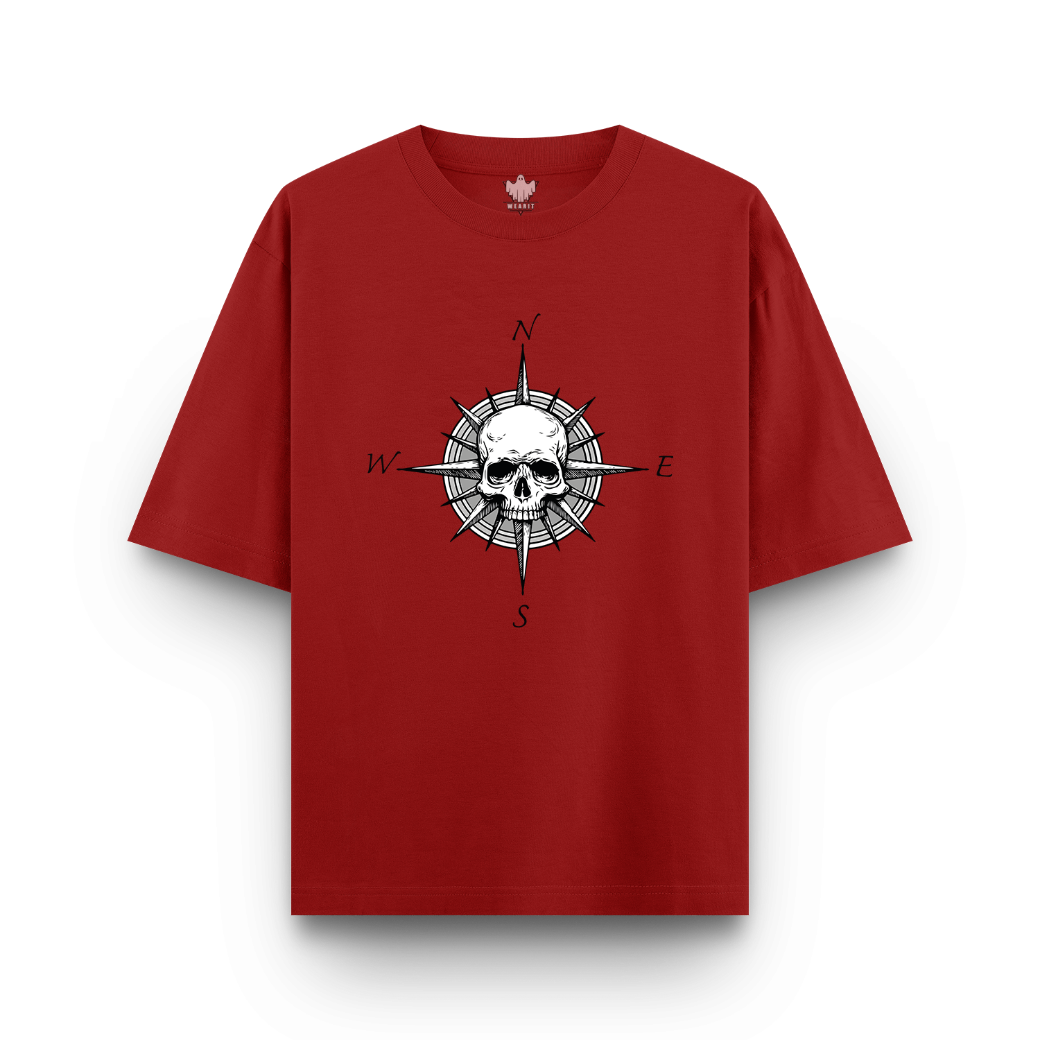 Skull - Oversized T - Shirt