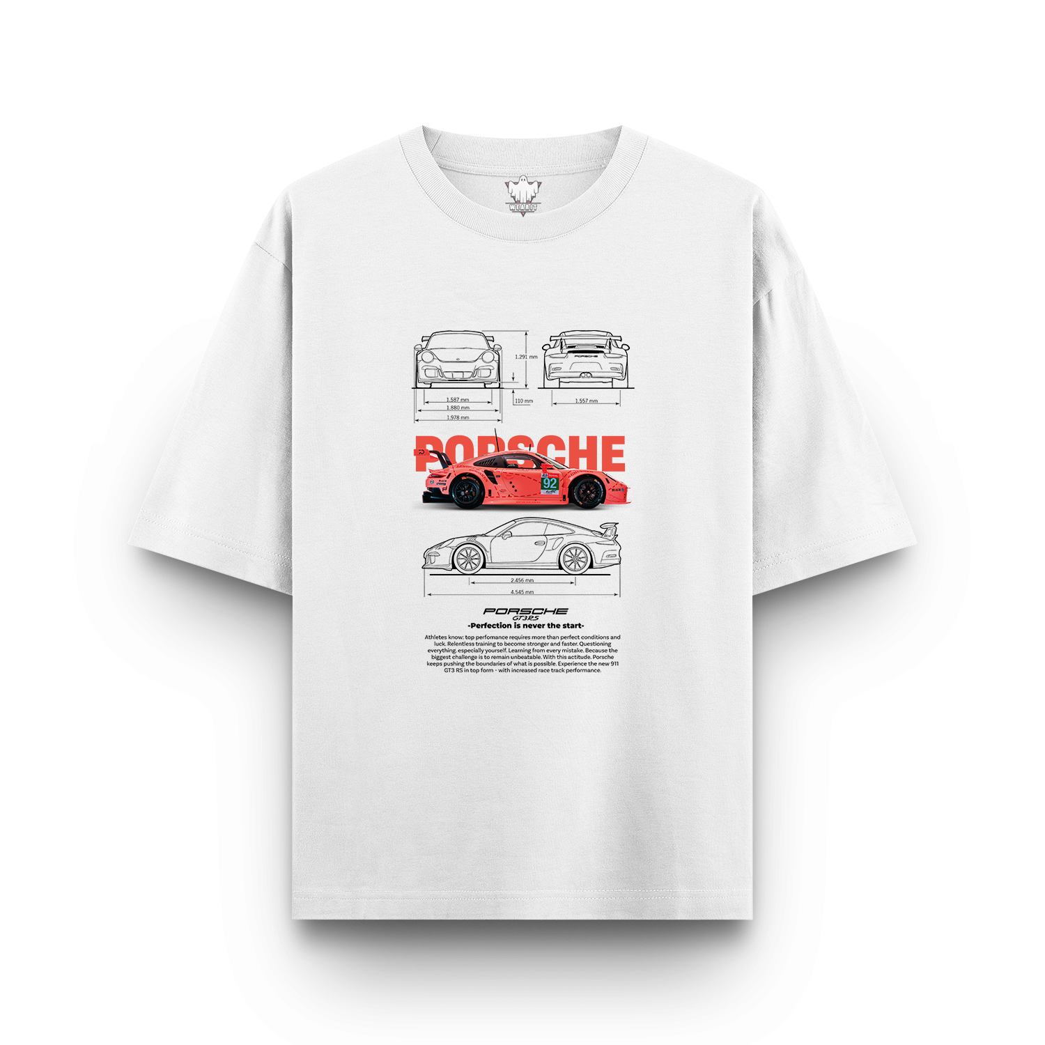 Porsche - Oversized T - Shirt